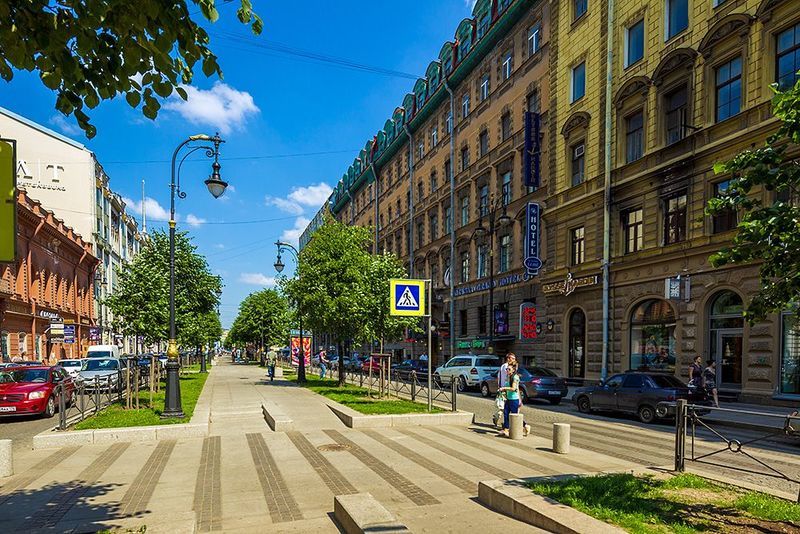 Ferienwohnung Nevsky Grand Energy Sankt Petersburg Exterior foto